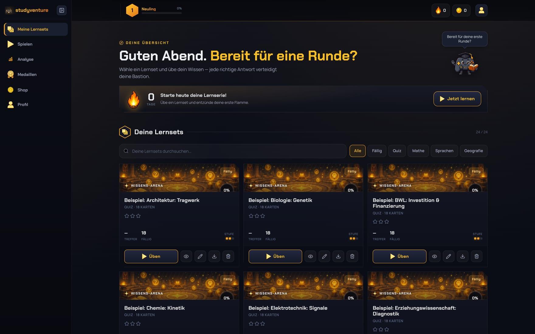 Deine Lernzentrale